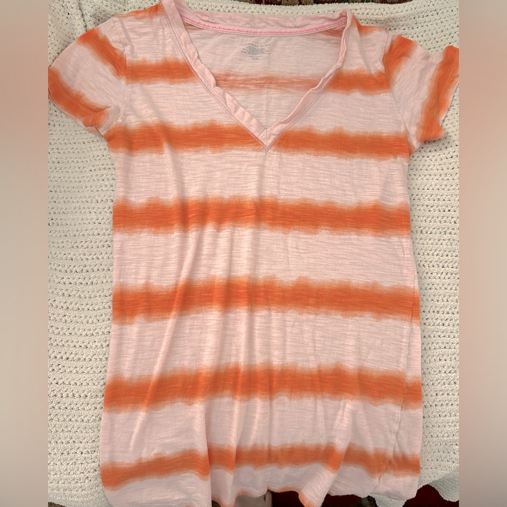 SOLD!!  Victoria’s Secret V-neck cotton tee.